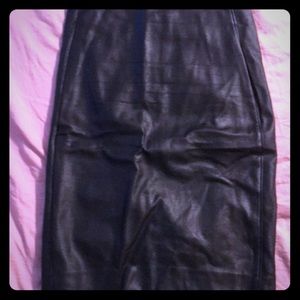 Pleather skirt